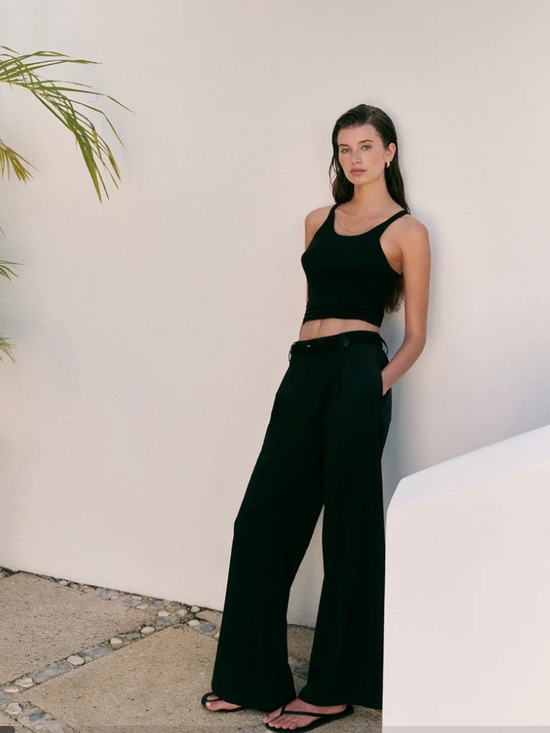 Vuori Pants - Vuori Villa Wideleg Trouser size small